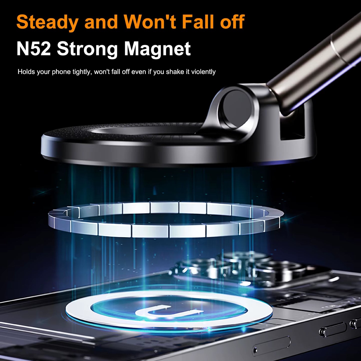 P3lican Nygt MagGrip 360 Car Phone Mount