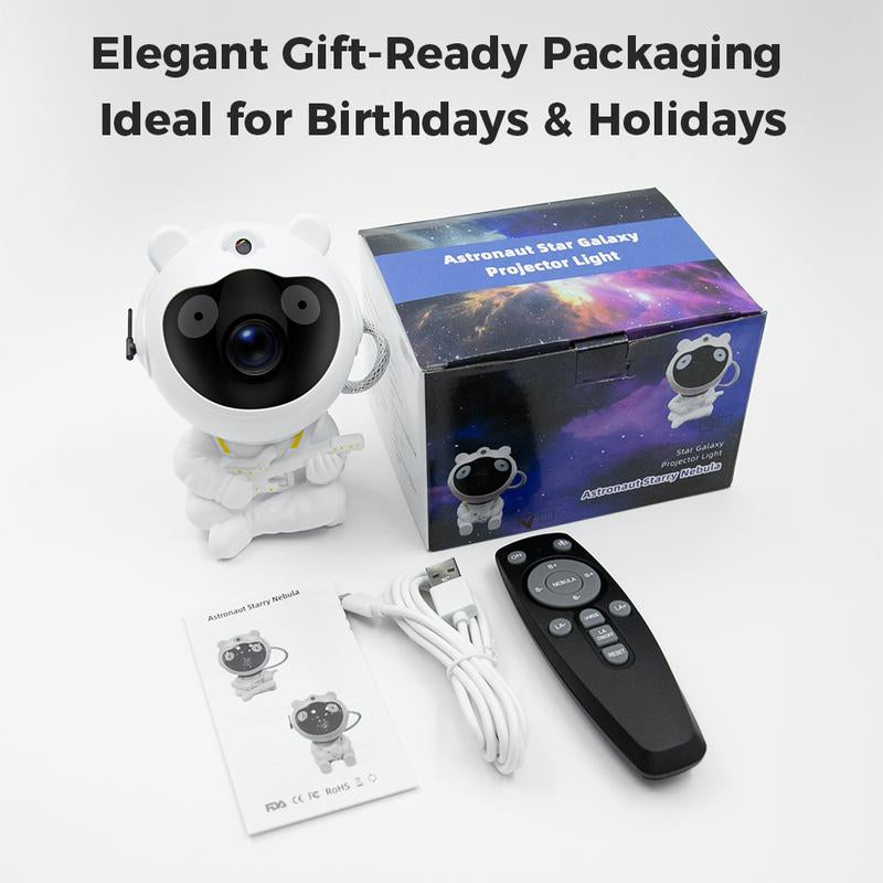 P3lican Nygt Galaxy Star Projector – Night Light with Remote,