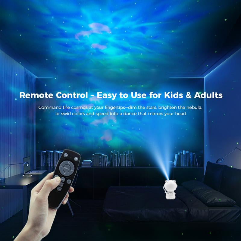 P3lican Nygt Galaxy Star Projector – Night Light with Remote, 
