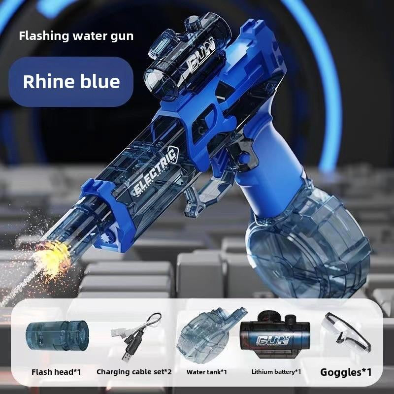  Electric Water Gun with barrel Flash and ammo drum