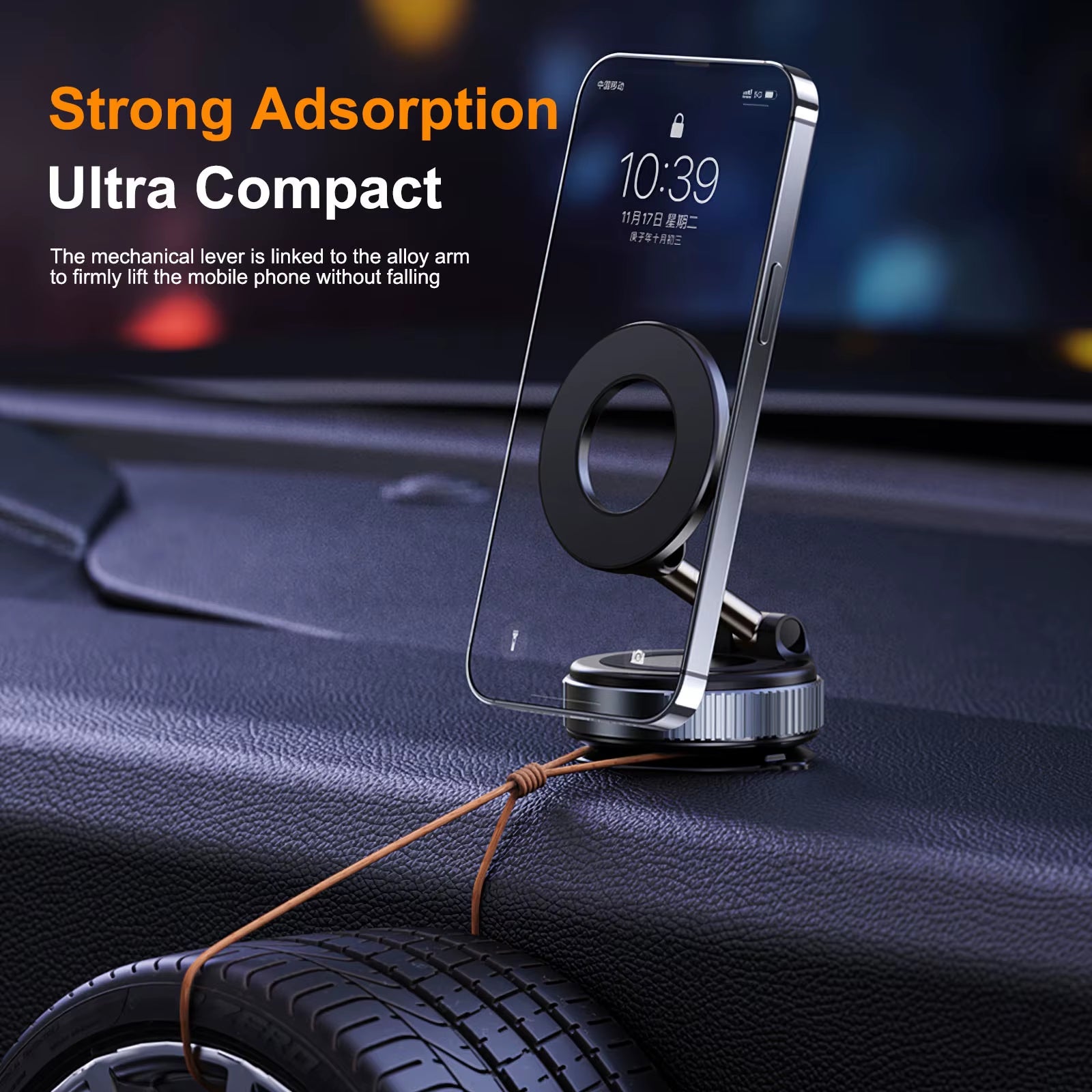 P3lican Nygt MagGrip 360 Car Phone Mount 