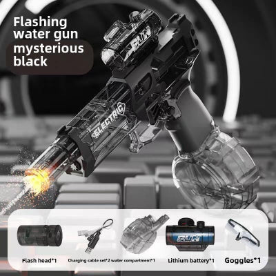  Electric Water Gun with barrel Flash and ammo drum